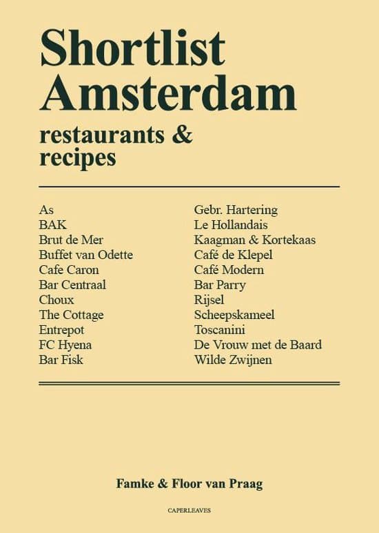 Shortlist Amsterdam Restaurants & Recipes