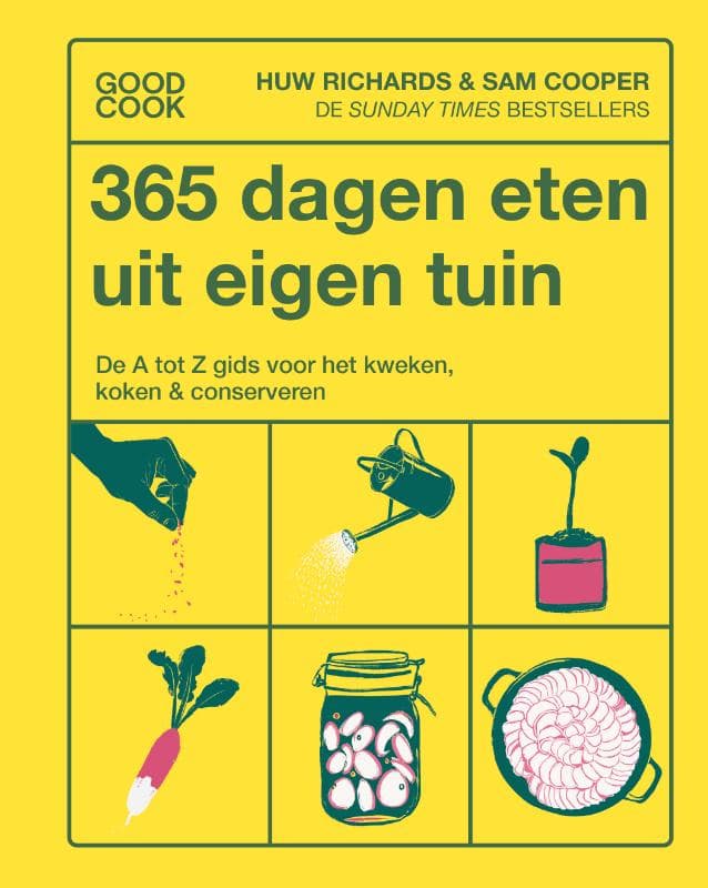 Cover of 365 dagen eten uit eigen tuin